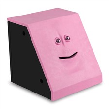 Money Saving Bank, Face Money Eating Box Kids Money Saving Collection Piggy B...