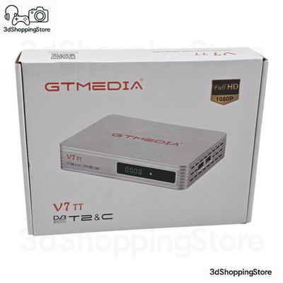 GTMEDIA V7 TT DVB-T2/C Receiver Full HD 1080p HEVC 10bit PVR USB WiFi Ethernet