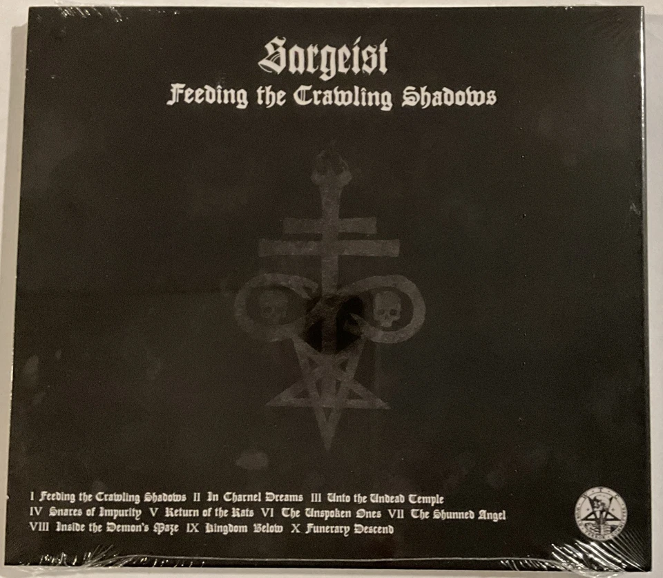 Sargeist - Feeding The Crawling Shadows CD 2025 W.T.C. Productions [Digipak] NEW - Image 2 of 2