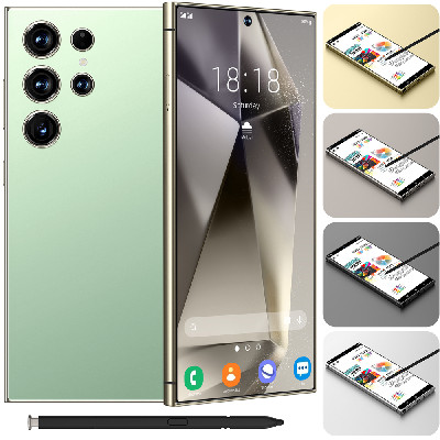 New S24 Ultra 5G Smartphone 7.3'' Factory Unlocked Android Cellphones Dual SIM
