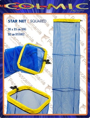 Nassa Colmic STAR NET Quadratisch 30 X 35 Cm 1,50 Mt