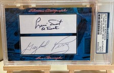 2013 Five Boroughs Dual Auto LUIS TIANT & GAYLORD PERRY Historic Auto PSA 38/50!