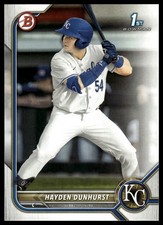 2022 Bowman Draft #BD-44 Hayden Dunhurst