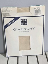 Vtg Givenchy Body Gleamers Superbe Pantyhose 156 Size C Le Creme Shimmery Sheer