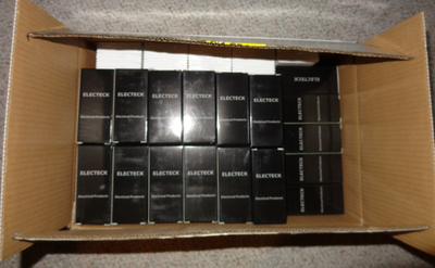 #ad Lot of 45 ELECTECK GFCI Outlets 15 Amp Non Tamper Resistant LED ETL WHITE NEW $199.99