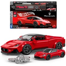 Mattel Brick Shop Hot Wheels Speed Series Maserati MC20 Building Set