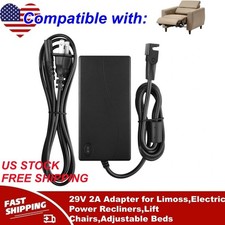 29V 2A Adapter for Limoss,Electric Power Recliners,Lift Chairs,Adjustable Beds