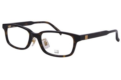Dunhill DU0020OJ 002 Eyeglasses Men's Havana Full Rim Rectangle Shape 53mm