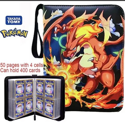 Takara Tomy Charizard Pokémon TCG Binder 4-Pocket 50 Pages 400