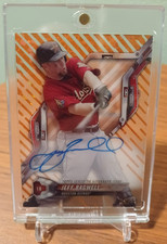 JEFF BAGWELL 2018 TOPPS HIGH TEK ORANGE ORBIT DIFFRACTOR AUTO 10/25 AUTOGRAPH