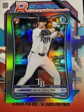 2026 Bowman Red RC Variation Refractor #87 Jacob Melton, Tampa Bay Rays