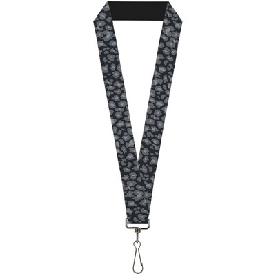 Buckle-Down Lanyard-1.0''-Leopard Grays 22'' x 1'' Multicolor (US IMPORT)