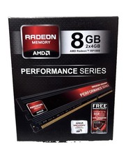 Rare box AMD Radeon Performance Series 8GB RAM DDR3 2 x 4 GB