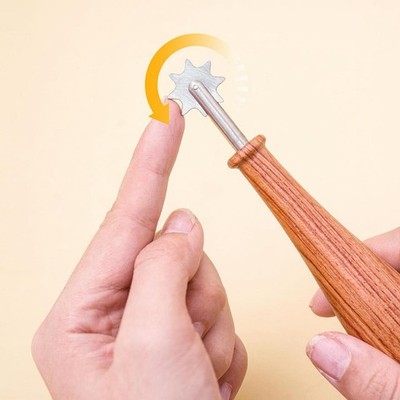 Keramik Roller Werkzeug Profi Edelstahl Kopf Handwerk Textur Roller