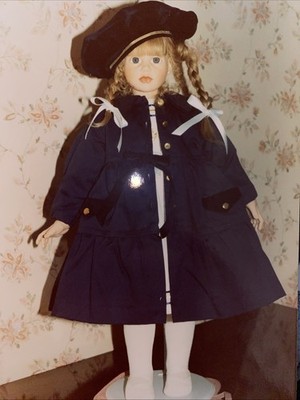  Marisa  By Hildegard Gunzel, Vinyl, 24 White Sailer Dress, Navy Coat, 1991, #60