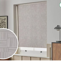 Save - Habitat Cut Line Blackout Taupe Roller Blind - 90cm x 160cm