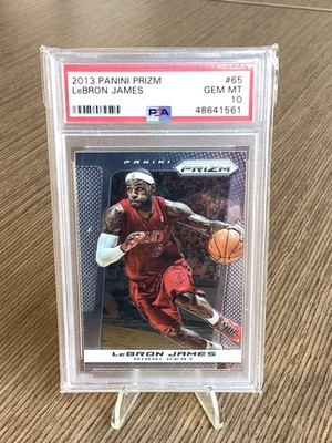 2013 Panini Prizm LeBron James #65 PSA 10