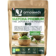 Thé Matcha en poudre Bio Japonais 70G | Thé Vert | Qualité Premium | Tonus Mi...