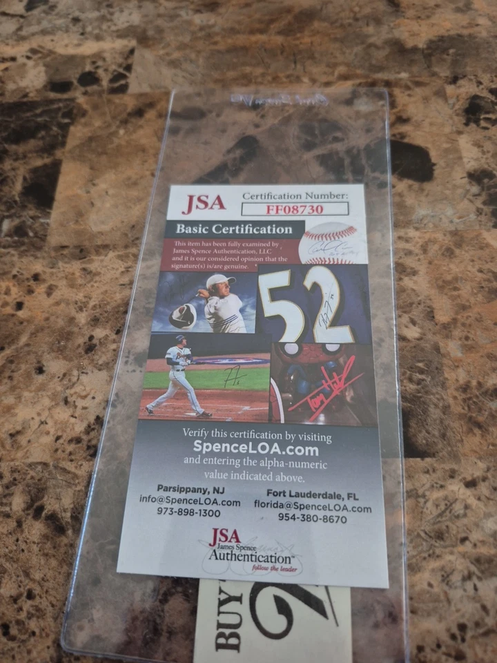 Nolan Ryan Texas Rangers Signed 300th Win Full Ticket JSA - Image 2 of 3