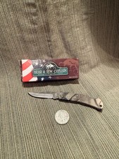 Bear & Son 2630 Mossy Oak Camo Lockback Knife USA Made 3" Blade NIB NOS