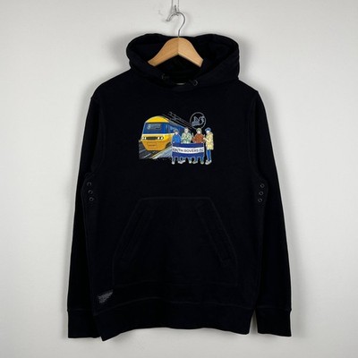 Peaceful Hooligan Raith Rovers FC Terrace Casuals Hoodie Black Size M