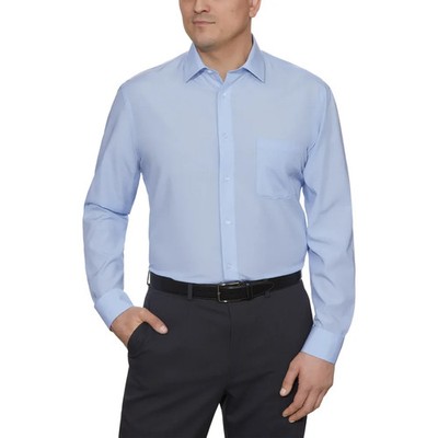 Calvin Klein Men s Performance Dress Shirt, Regular Fit, Perf. Stretch Fabric