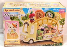 Sylvanian Families Baby Fruit Bath Fennec Fox Epoch 015575 1:12 Scale Sharon