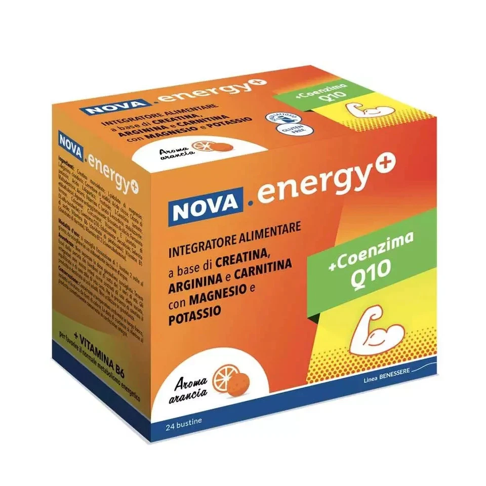 NOVA ARGENTIA Nova Energy+ 24 Bustine | Sali Minerali Energia | Integratore Reintegrante Sport
