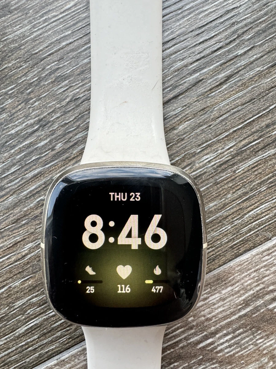 Fitbit versa white gold hotsell