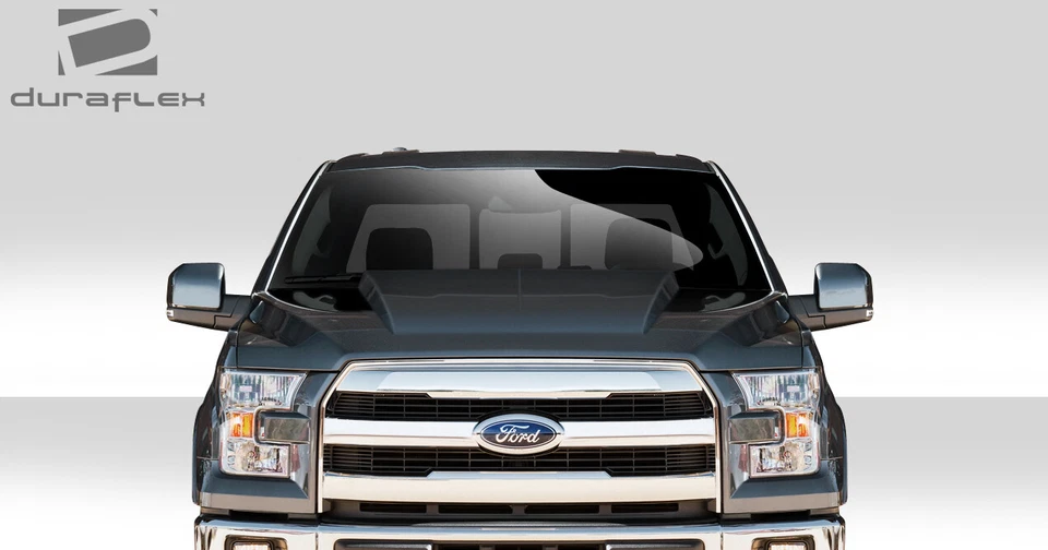 For 2015-2020 F-150 Duraflex Cowl Hood - 1 Piece Foto 2 de 4