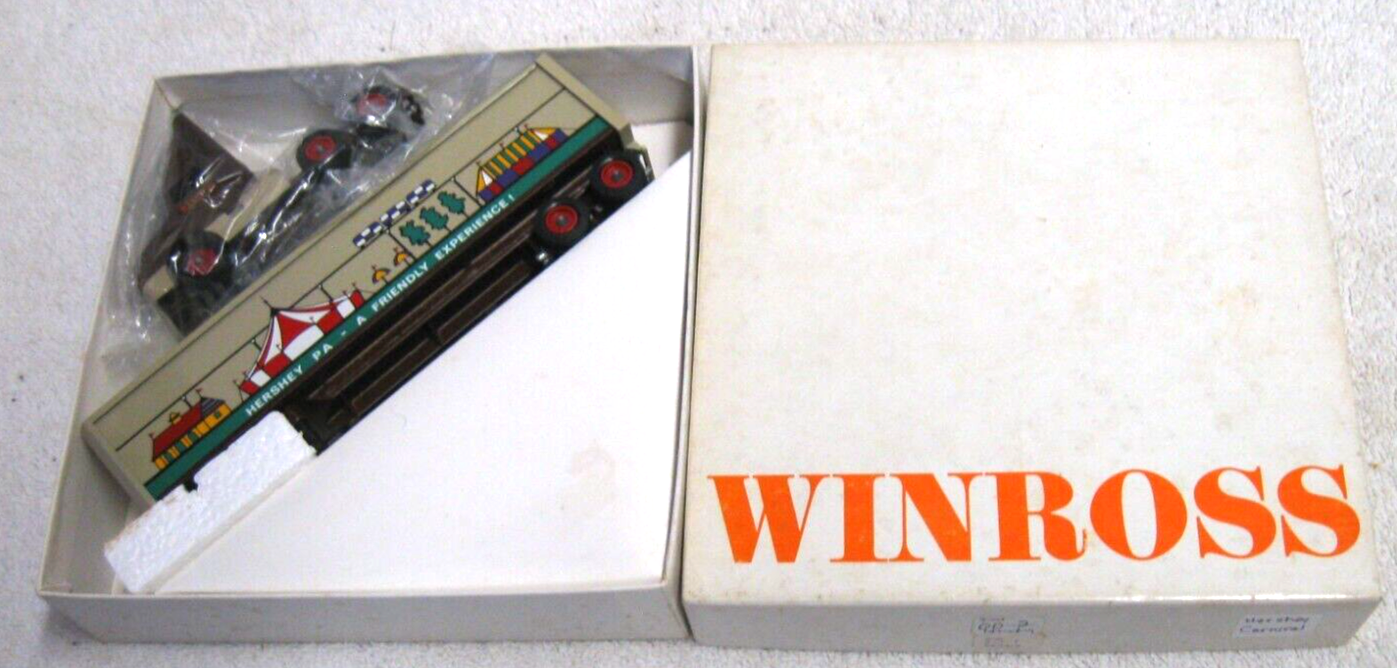 1/64 Winross Semi Tractor Truck & Trailer Diecast Hershey PA Collector Toy Model