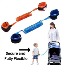 Child Baby Toddler Safety Wrist Link Strap Leash Harness with Double Wristband