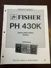 Fisher PH 430K Stereo Recorder Service Manual Vintage OEM Repair Boombox