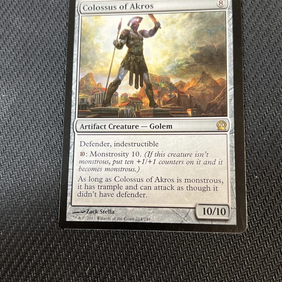 Colossus of Akros Magic The Gathering Mtg Rare Theros Card - Image 3 of 4