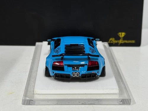 Onemodel 1:64 Blue LP670-4 Murcielago LB Sports Model Diecast Resin Car - Picture 6 of 8
