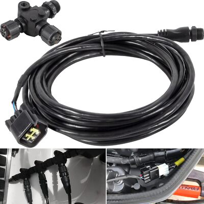 Kit Câble NMEA 2000 Pour Bateau – 3 Câbles, Connecteur T Et Terminaisons – Résiste à L’eau Et à La Rouille – Universel Et Compatible