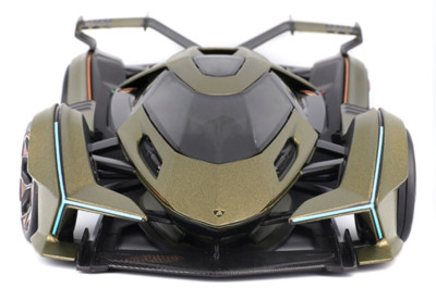 Lamborghini 1:18Race Car12Custom Built Concept Metal Body Model Carousel Green24