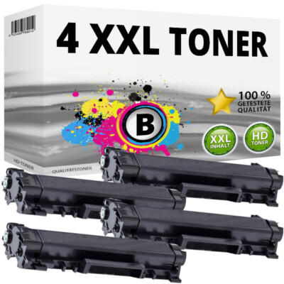 4 XXL Toner kompatibel Brother HL-L2310D L2375DW L2710DN L2710DW L2730DW L2750DW