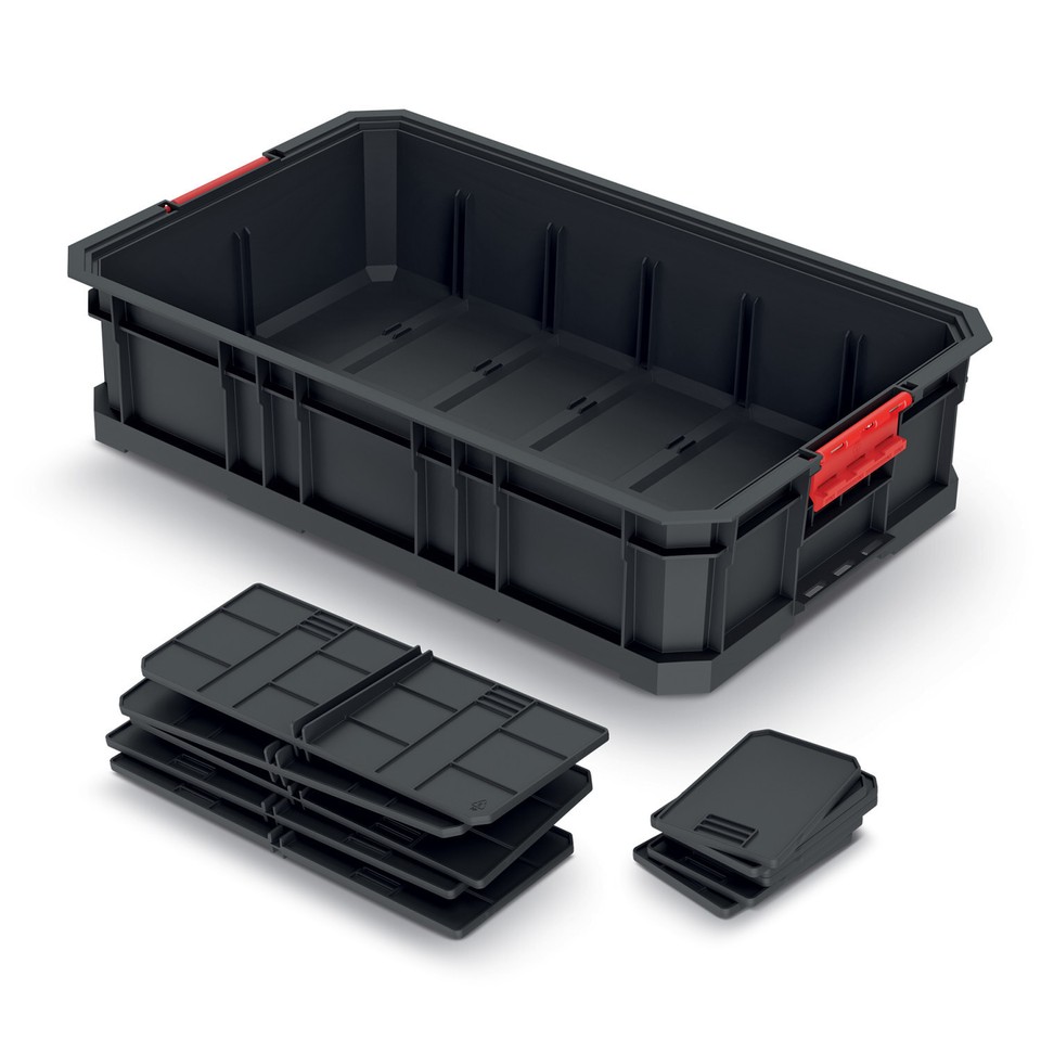 Workshop Tool Storage Box Modular Stackable Mobile Compartment DIY ...