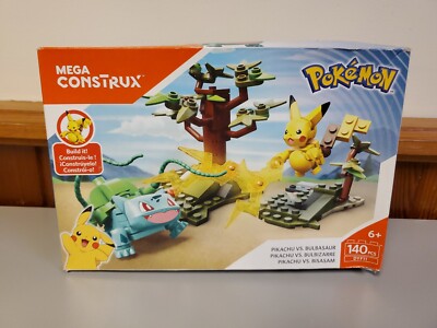 Mega Construx Pokemon Pikachu Vs Bulbasaur Set DYF11