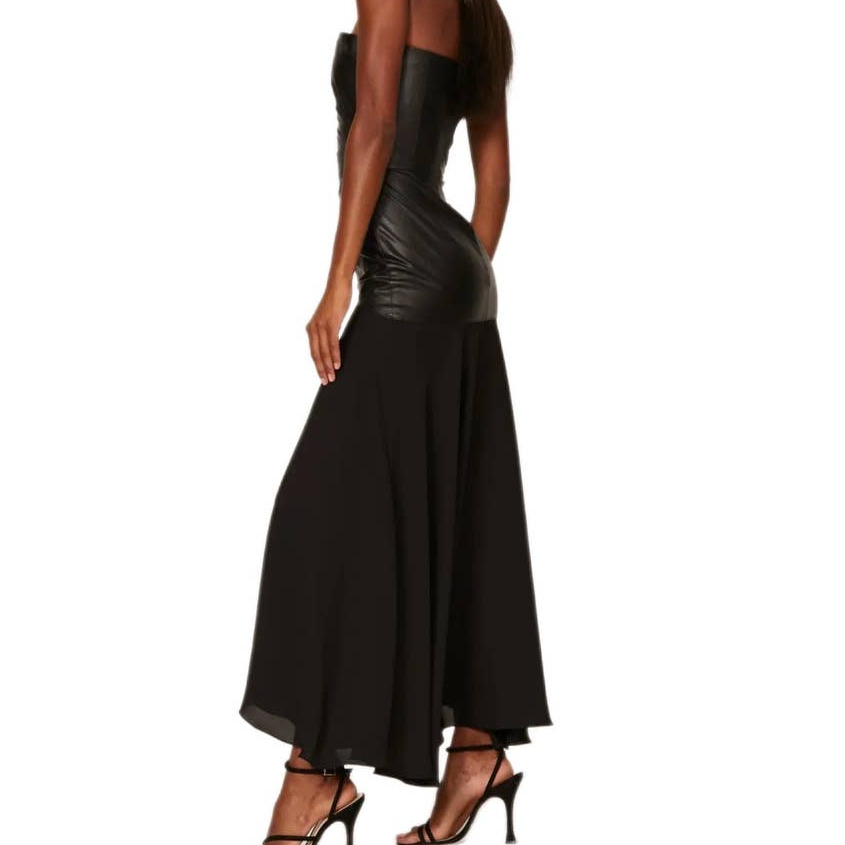 SHOSHANNA Rustic Faux Leather Gown | eBay SHOSHANNA Rustic Faux Leather Gown | eBay