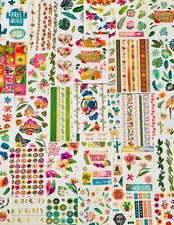 Great Lot Kit Set Planner Craft Scrapbook Variety Of Themes | 159+ STICKERS
