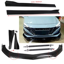 Front Bumper Lip Spoiler Splitter Body Kit/Side Skirt /Rear For Hyundai Elantra