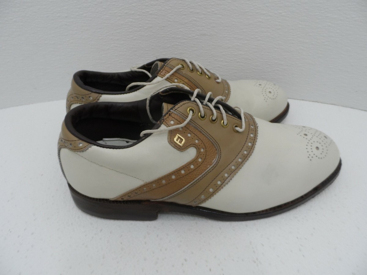FOOTJOY CLASSICS LEATHER GOLF SHOES - SIZE 6.5 EEE - 94968A  display picture 1