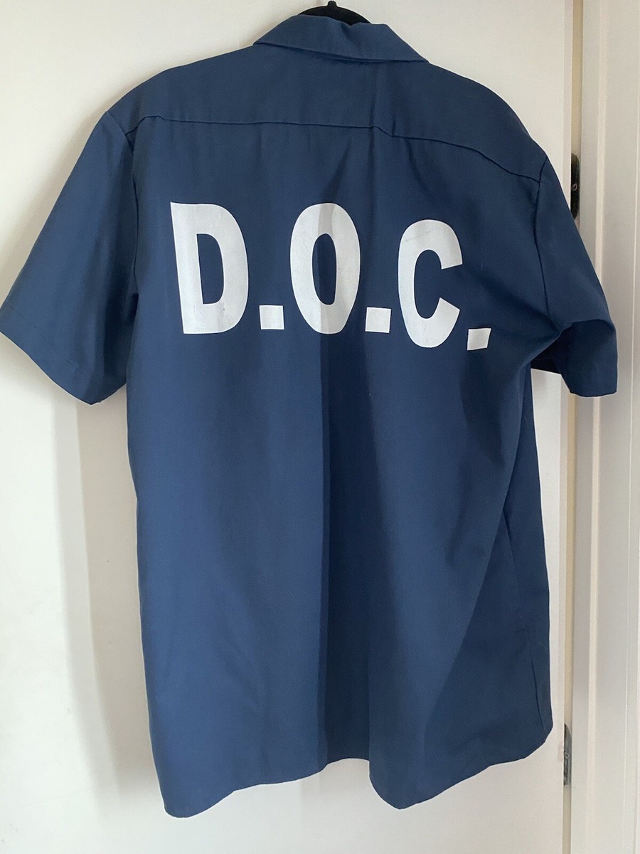 Dickies DOC Printed Blue Corrections Prison Prisoner Jail Inmate