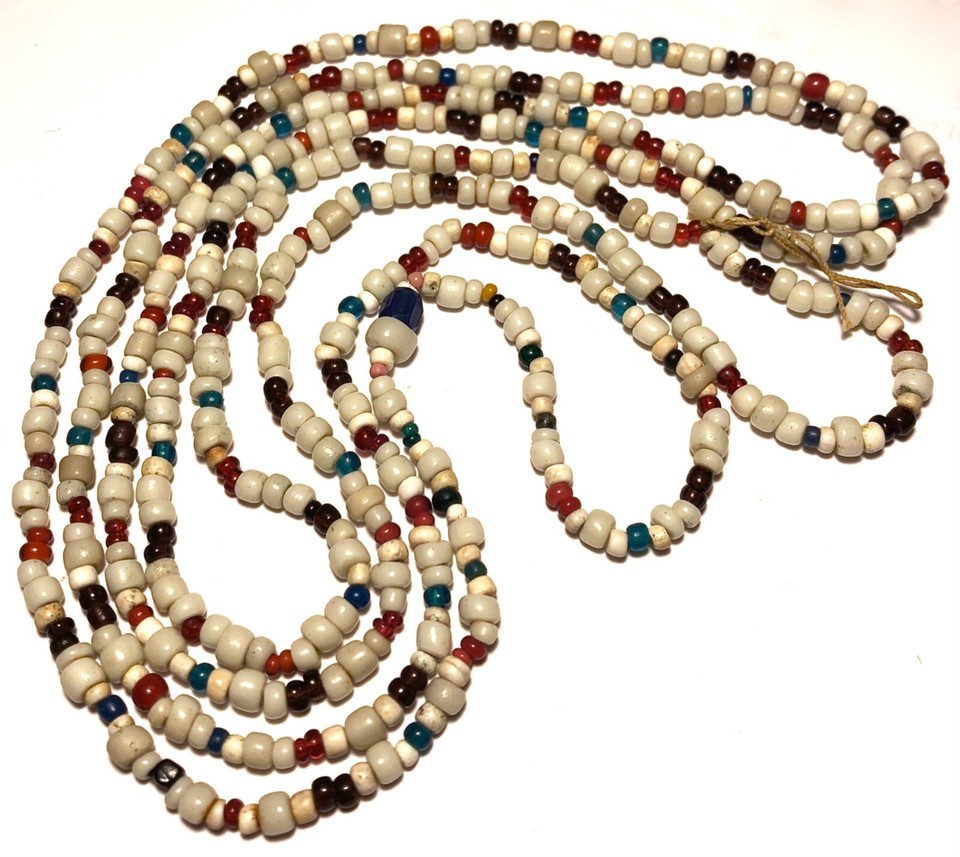 60inch 1800s Columbia River Native American Fur Trade Glass Seed Bead