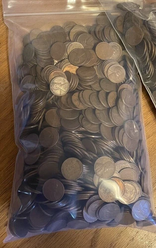 500 Wheat Penny Cents  1909-1958 PDS + a 1909P cent