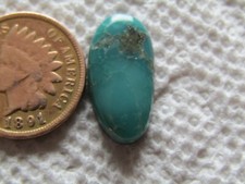 Campitos Turquoise Cabochon 6 carat Iron Pyrite Blue cab