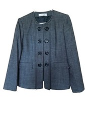 TAHARI ASL Womens WOOL Knit Jacket size 10 Large
