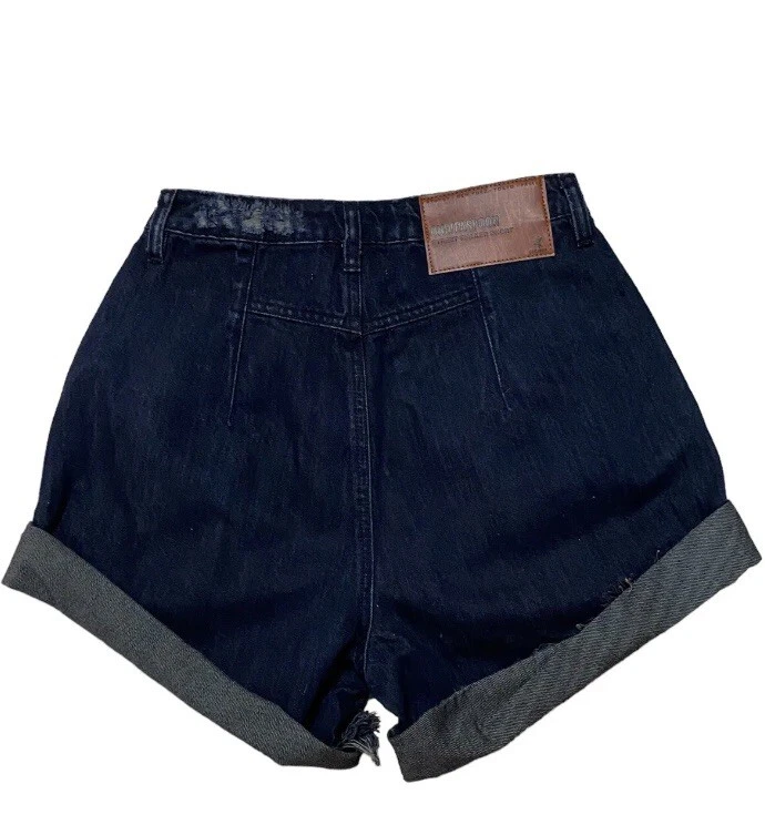 Nuevo con etiquetas Pantalones Cortos One Teaspoon Streetwalker Talla 26 Fox Negro $118 Foto 3 de 3